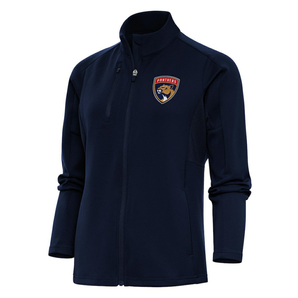 Florida Panthers Antigua Women's Team Logo Generation Full-Zip Jacket Navy