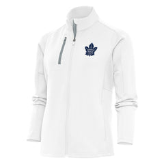 Toronto Maple Leafs Antigua Women's Team Logo Generation Full-Zip Jacket White