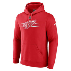 Detroit Red Wings Fanatics Authentic Pro Secondary Pullover Hoodie Red