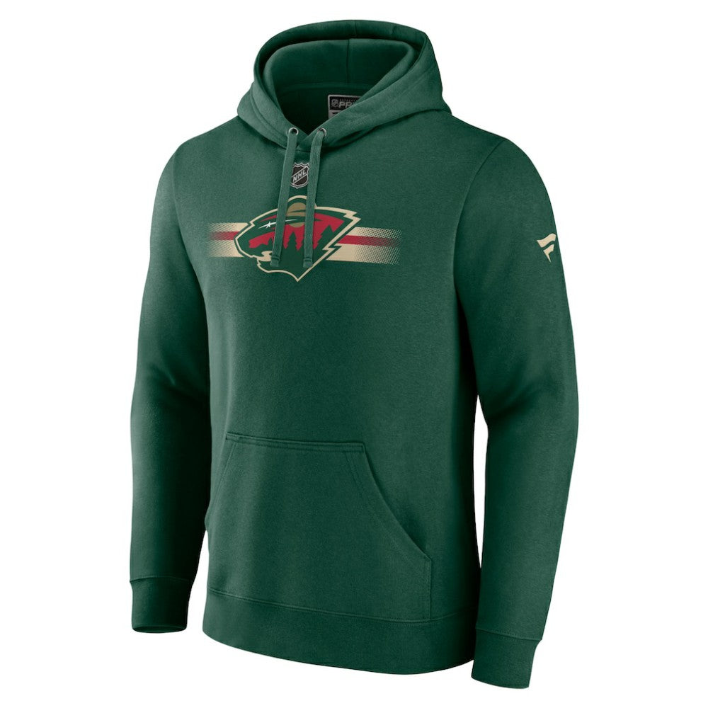Minnesota Wild Fanatics Authentic Pro Secondary Pullover Hoodie Green