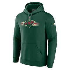 Minnesota Wild Fanatics Authentic Pro Secondary Pullover Hoodie Green