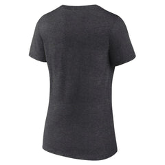 Nashville Predators Fanatics Women's Authentic Pro Primary V-Neck T-Shirt Heather Charcoal