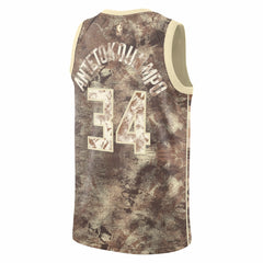 Giannis Antetokounmpo Milwaukee Bucks Unisex Select Series Swingman Jersey - Brown