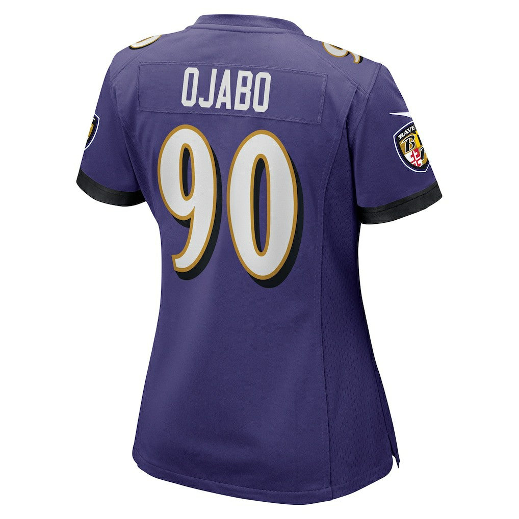 David Ojabo Baltimore Ravens Women's Game Player Jersey - Purple