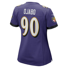 David Ojabo Baltimore Ravens Women's Game Player Jersey - Purple
