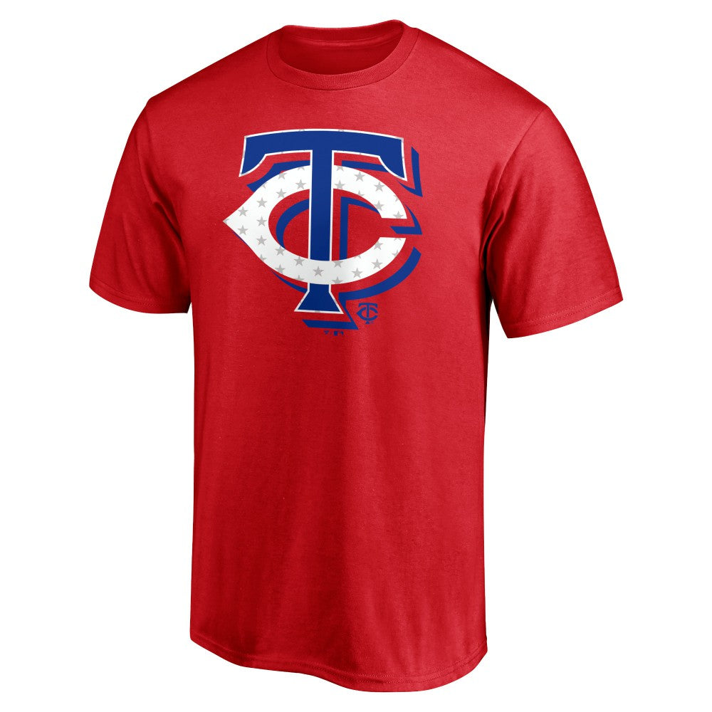 Minnesota Twins Red White and Team T-Shirt Red