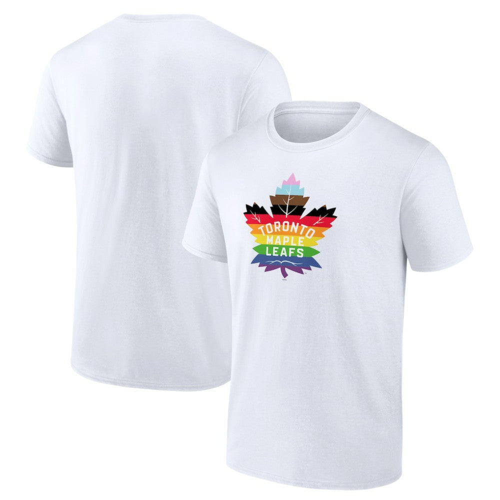 Toronto Maple Leafs Team Pride Logo T-Shirt White