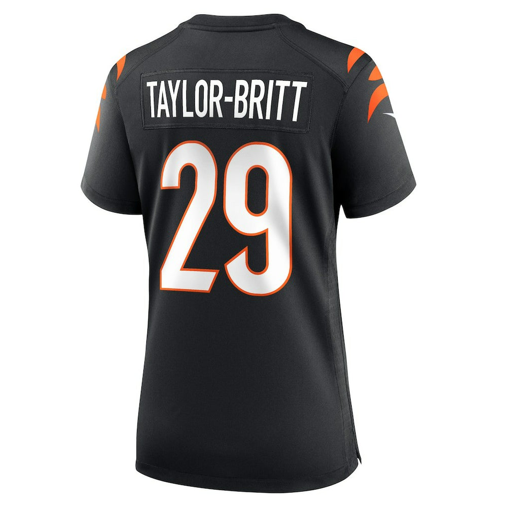 Cam Taylor-Britt Cincinnati Bengals Women's Game Player Jersey - Black