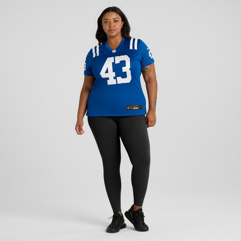 Trevor Denbow Indianapolis Colts Women's Game Player Jersey - Royal