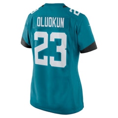 Foyesade Oluokun Jacksonville Jaguars Women's Game Player Jersey - Teal