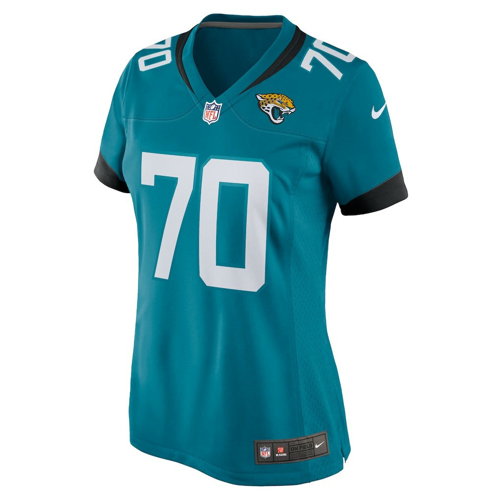 Cole Van Lanen Jacksonville Jaguars Women's Game Player Jersey - Teal