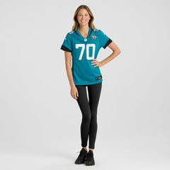 Cole Van Lanen Jacksonville Jaguars Women's Game Player Jersey - Teal