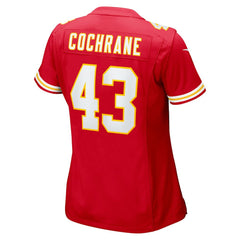 Jack Cochrane Kansas City Chiefs Women's Game Player Jersey - Red