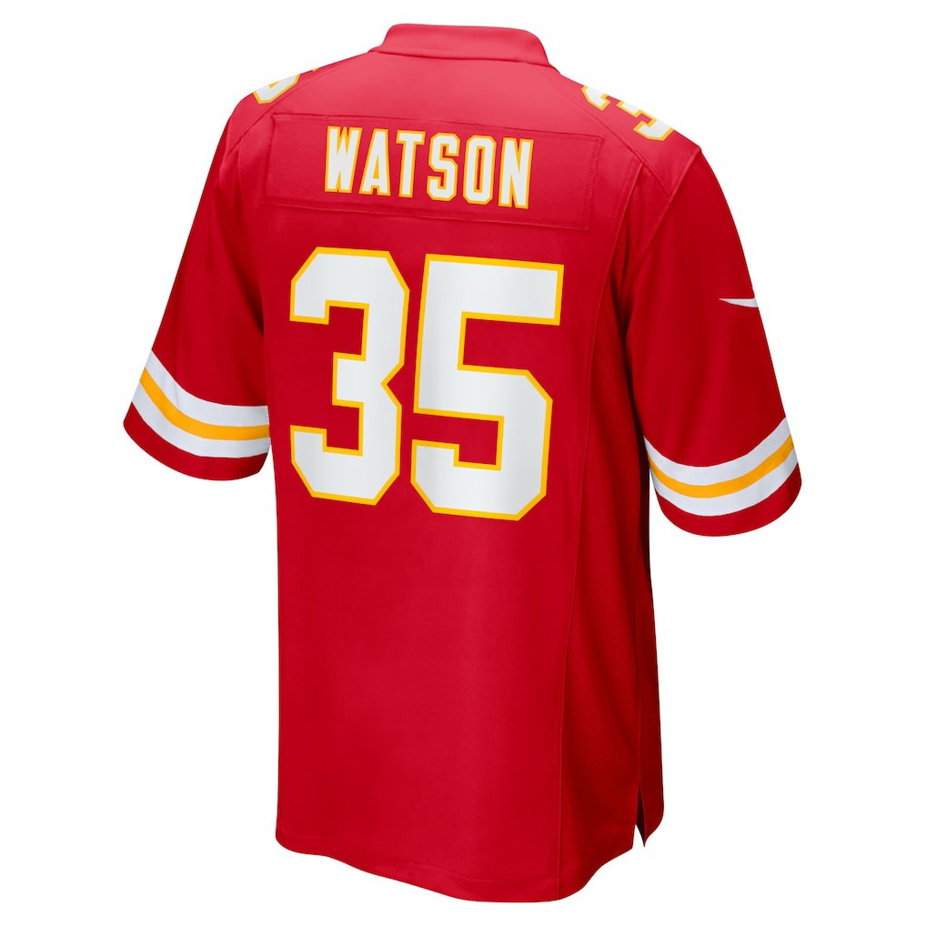 Jaylen Watson Kansas City Chiefs Game Player Jersey - Red