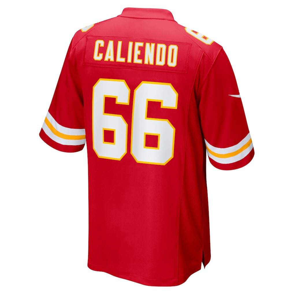 Mike Caliendo Kansas City Chiefs Game Player Jersey - Red