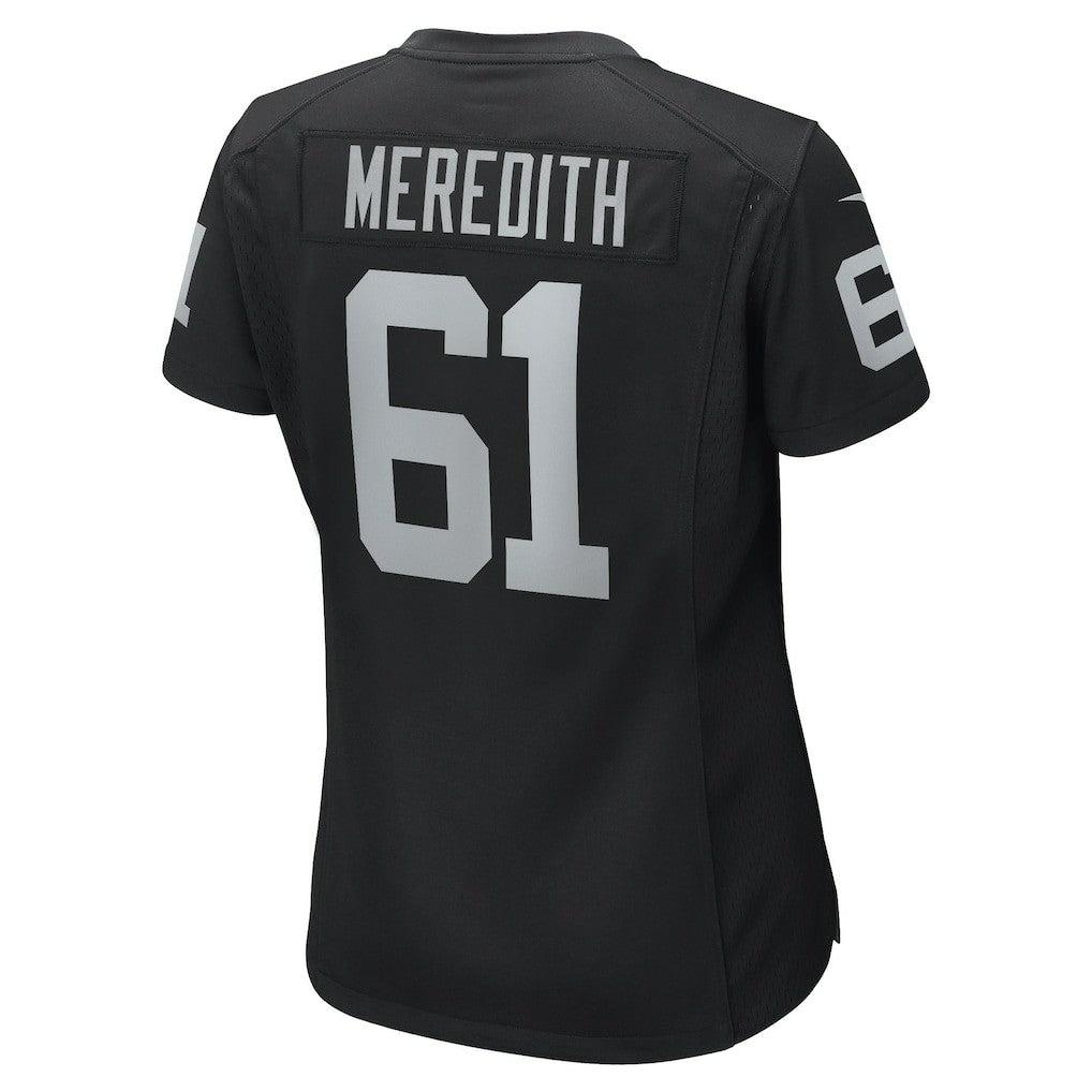 Jordan Meredith Las Vegas Raiders Women's Game Player Jersey - Black