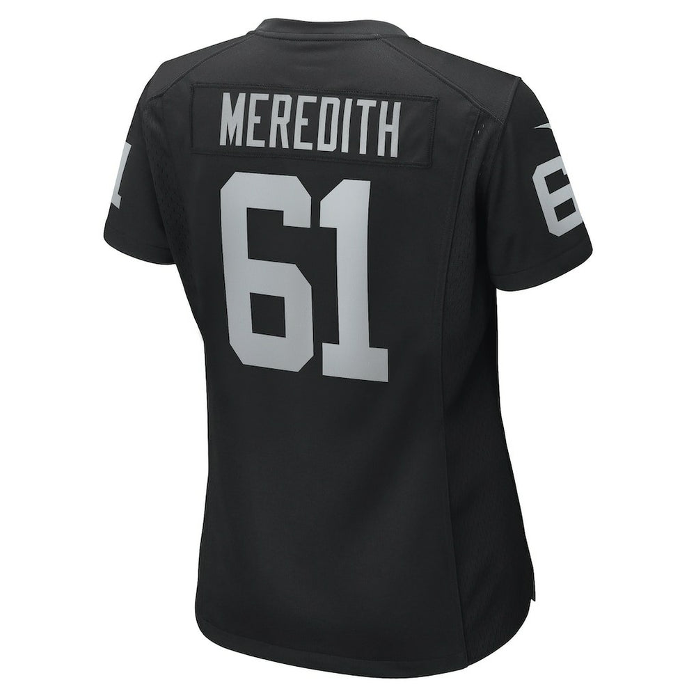 Jordan Meredith Las Vegas Raiders Women's Game Player Jersey - Black
