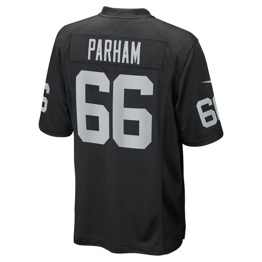 Dylan Parham Las Vegas Raiders Game Player Jersey - Black