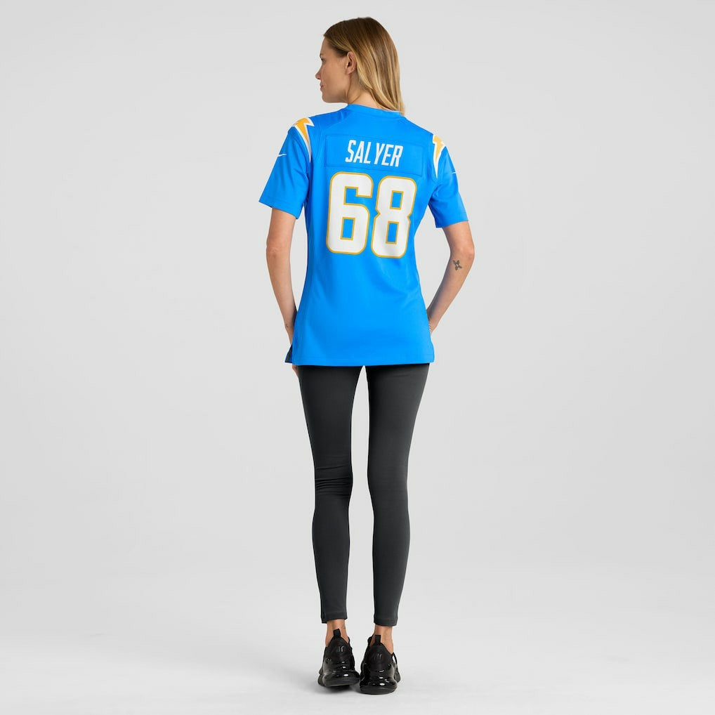 Jamaree Salyer Los Angeles Chargers Women's Game Player Jersey - Powder Blue