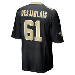 Drew Desjarlais New Orleans Saints Game Player Jersey - Black