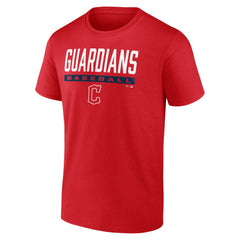 Cleveland Guardians Win Stripe T-Shirt Red