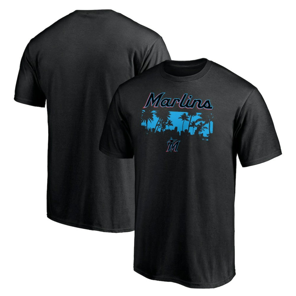 Miami Marlins Palms T-Shirt Black