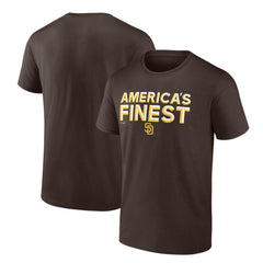 San Diego Padres 619 Beisbol T-Shirt Brown