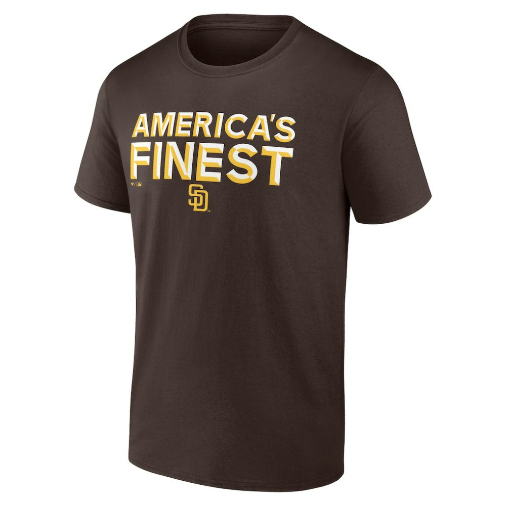San Diego Padres 619 Beisbol T-Shirt Brown