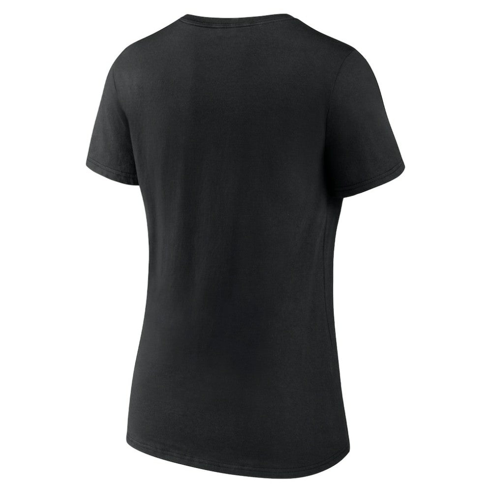 San Francisco Giants Women's Scripty City V-Neck T-Shirt Black