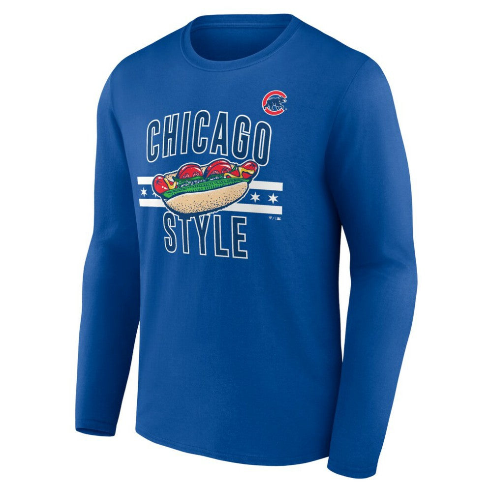 Chicago Cubs Doggie Long Sleeve T-Shirt Royal