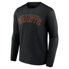 San Francisco Giants Giants Alternate Club Lettering Long Sleeve T-Shirt Black