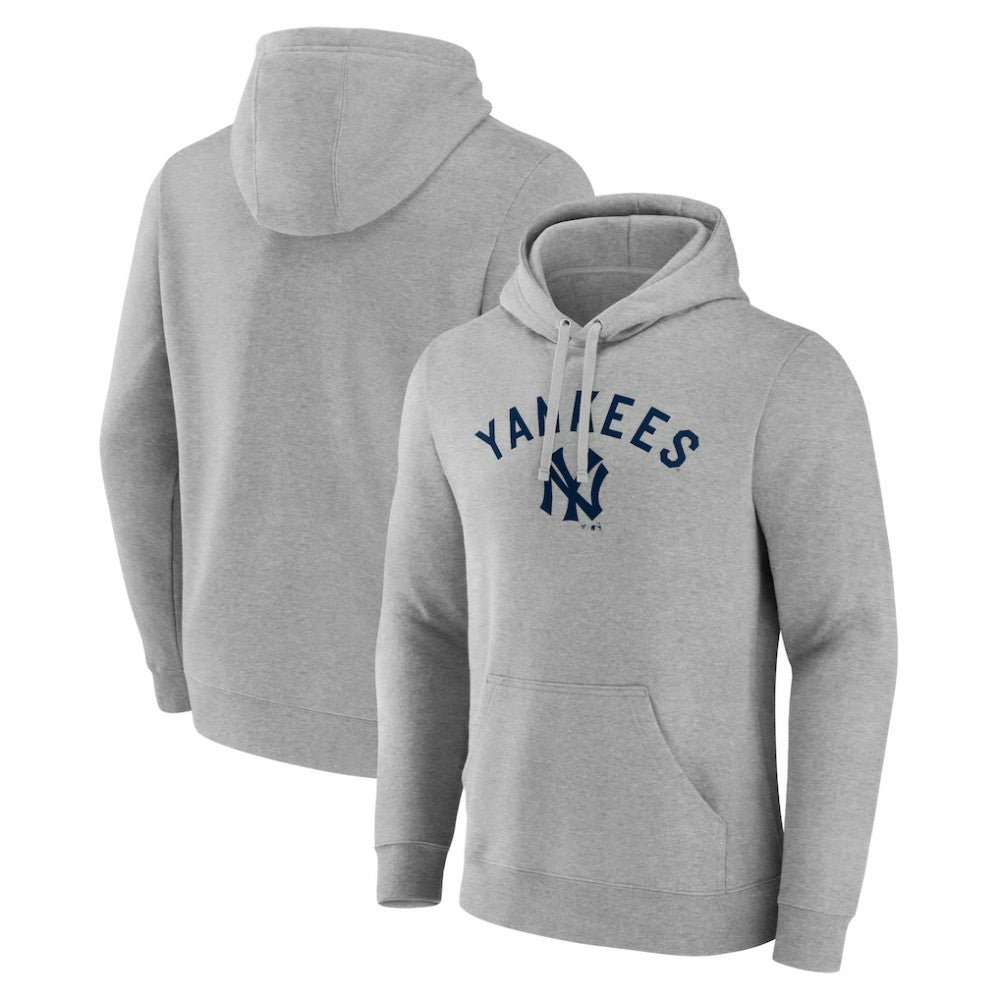 New York Yankees Wahconah Pullover Hoodie Gray