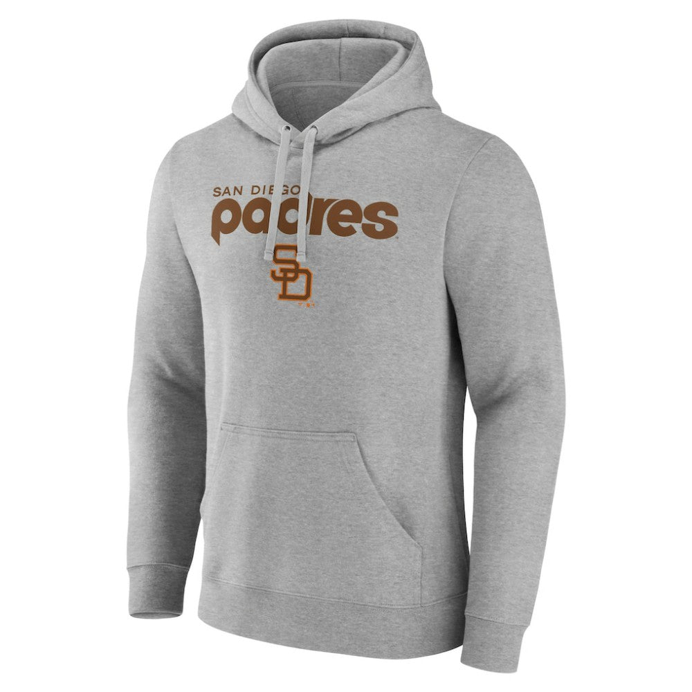 San Diego Padres Wahconah Pullover Hoodie Gray