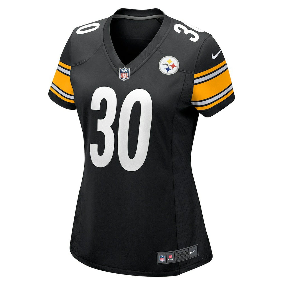 Jaylen Warren Pittsburgh Steelers Women's Game Player Jersey - Black