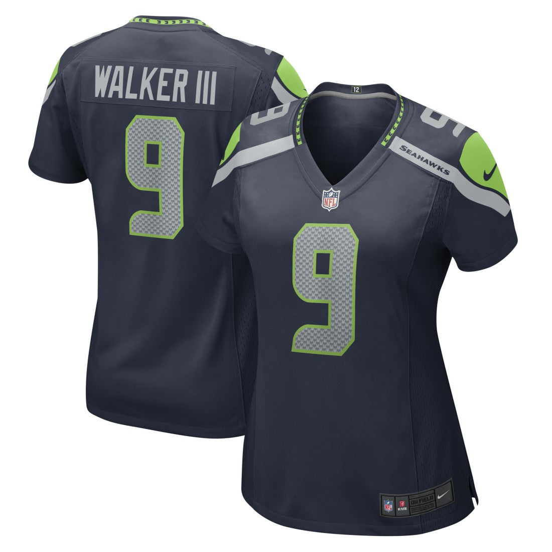 Kenneth Walker III Seattle Seahawks Women's Player Jersey - Navy