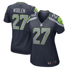 Riq Woolen Seattle Seahawks Women's Team Game Jersey - College Navy