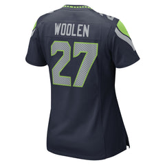 Riq Woolen Seattle Seahawks Women's Team Game Jersey - College Navy