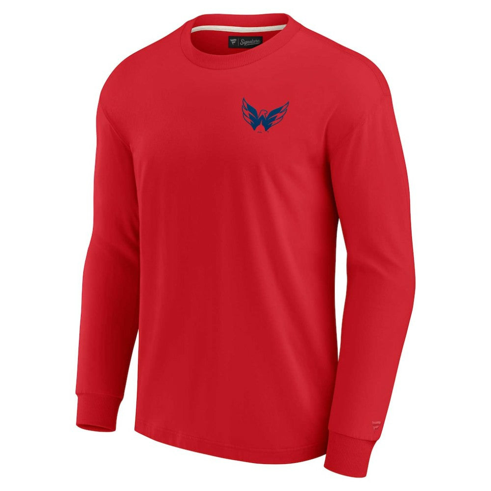 Washington Capitals Fanatics Unisex Elements Super Soft Long Sleeve T-Shirt Red
