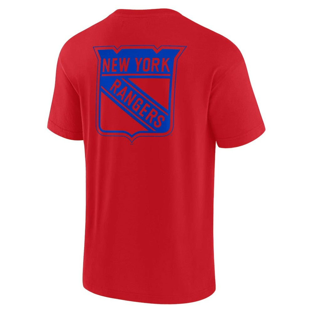 New York Rangers Fanatics Unisex Elements Super Soft Short Sleeve T-Shirt Red