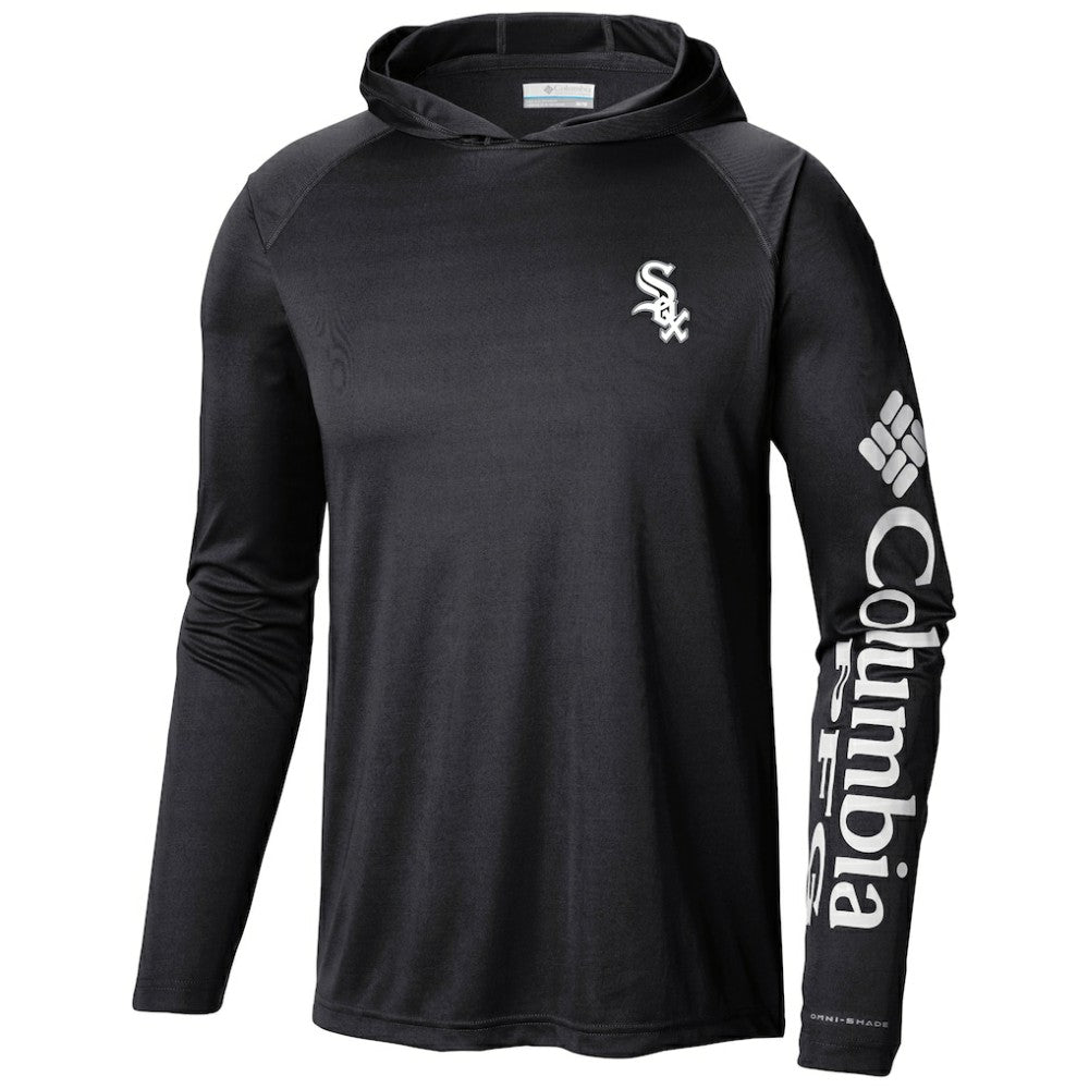 Chicago White Sox Terminal Tackle Long Sleeve Hoodie T-Shirt Black | Columbia