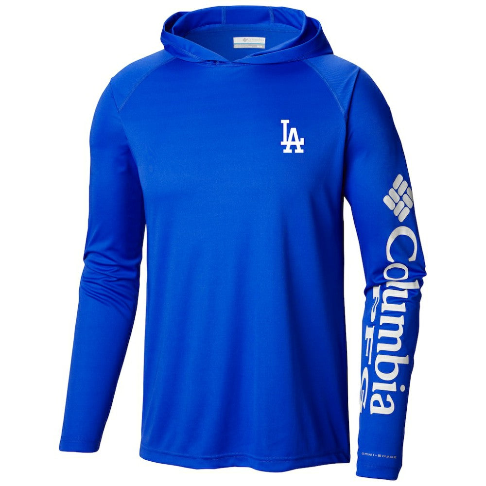 Los Angeles Dodgers Terminal Tackle Long Sleeve Hoodie T-Shirt Royal | Columbia