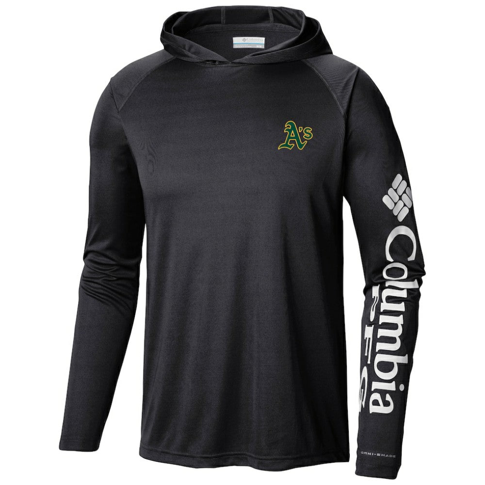 Athletics Terminal Tackle Long Sleeve Hoodie T-Shirt Black | Columbia