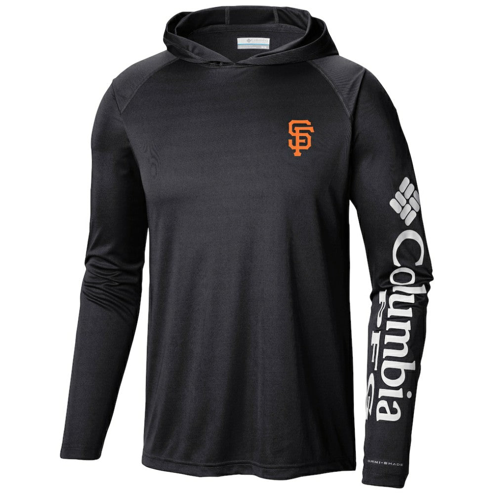 San Francisco Giants Terminal Tackle Long Sleeve Hoodie T-Shirt Black | Columbia