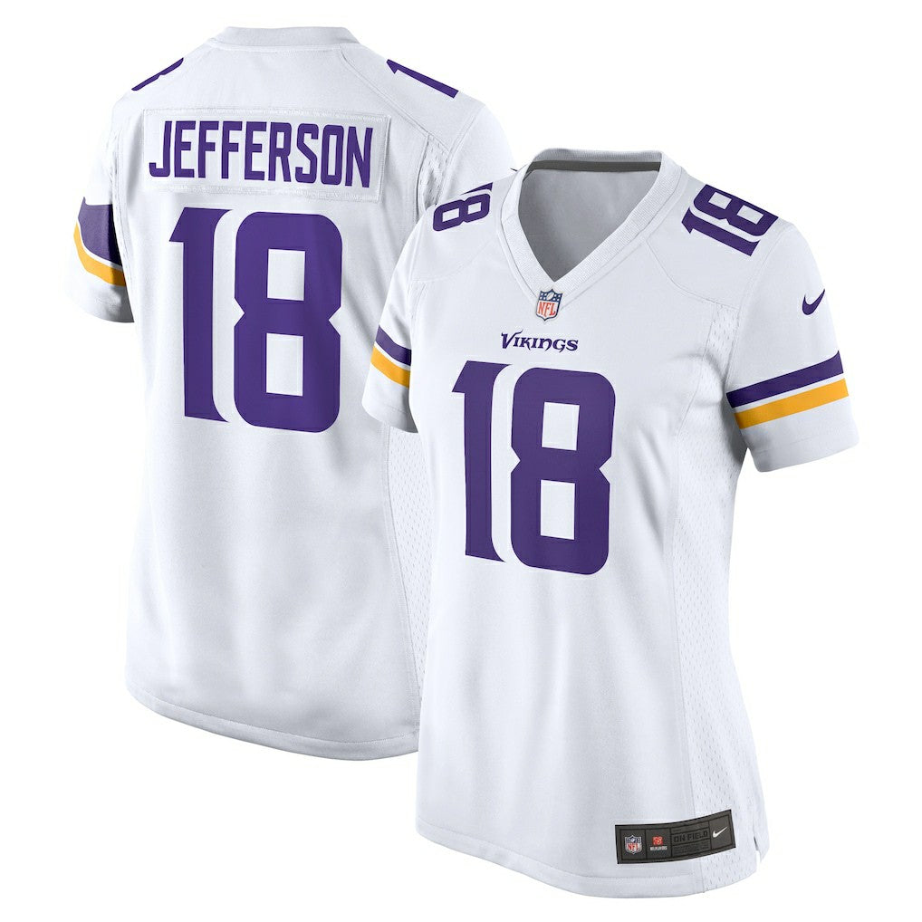 Justin Jefferson Minnesota Vikings Women's Game Player Jersey - White