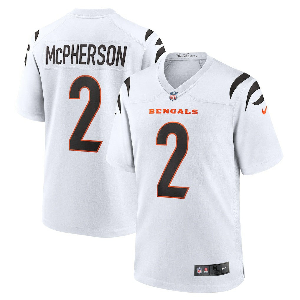 Evan McPherson Cincinnati Bengals Game Player Jersey - White