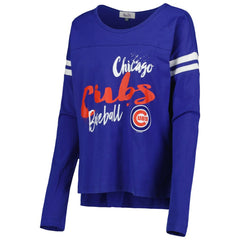 Chicago Cubs Touch Women's Free Agent Long Sleeve T-Shirt Royal