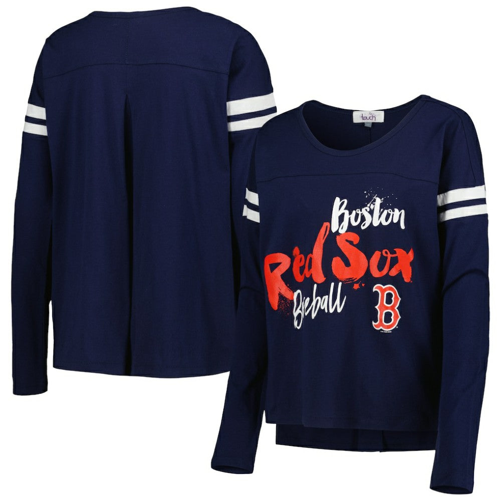 Boston Red Sox Touch Women's Free Agent Long Sleeve T-Shirt Navy