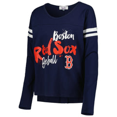 Boston Red Sox Touch Women's Free Agent Long Sleeve T-Shirt Navy