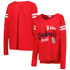 St. Louis Cardinals Touch Women's Free Agent Long Sleeve T-Shirt Red