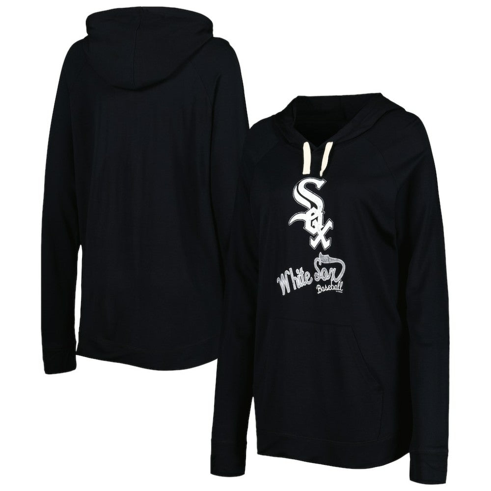 Chicago White Sox Touch Women's Pre-Game Raglan Pullover Hoodie Black